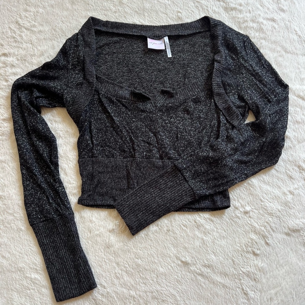 Out From Under Cropped Long Sleeve